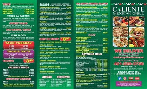 caliente mexican grill west warwick reviews|Caliente Mexican Grill .
